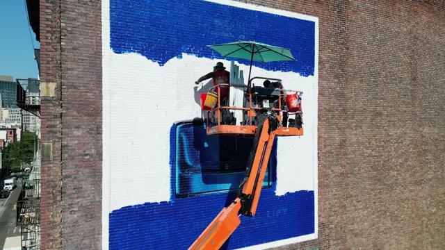 La Prairie mural by Open Air Gallery, New York, NY