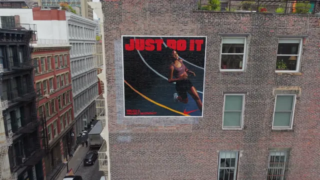 Nike — Just Do It mural by Open Air Gallery, New York, NY