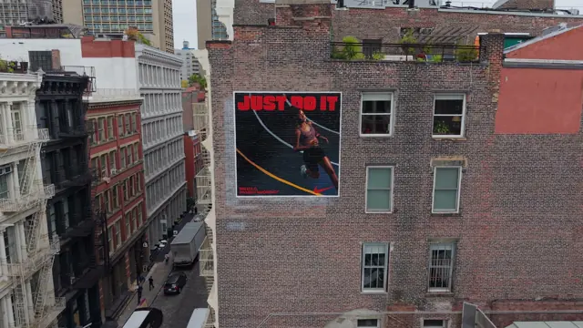 Nike — Just Do It mural by Open Air Gallery, New York, NY