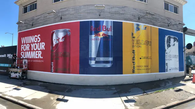 Red Bull mural by Open Air Gallery